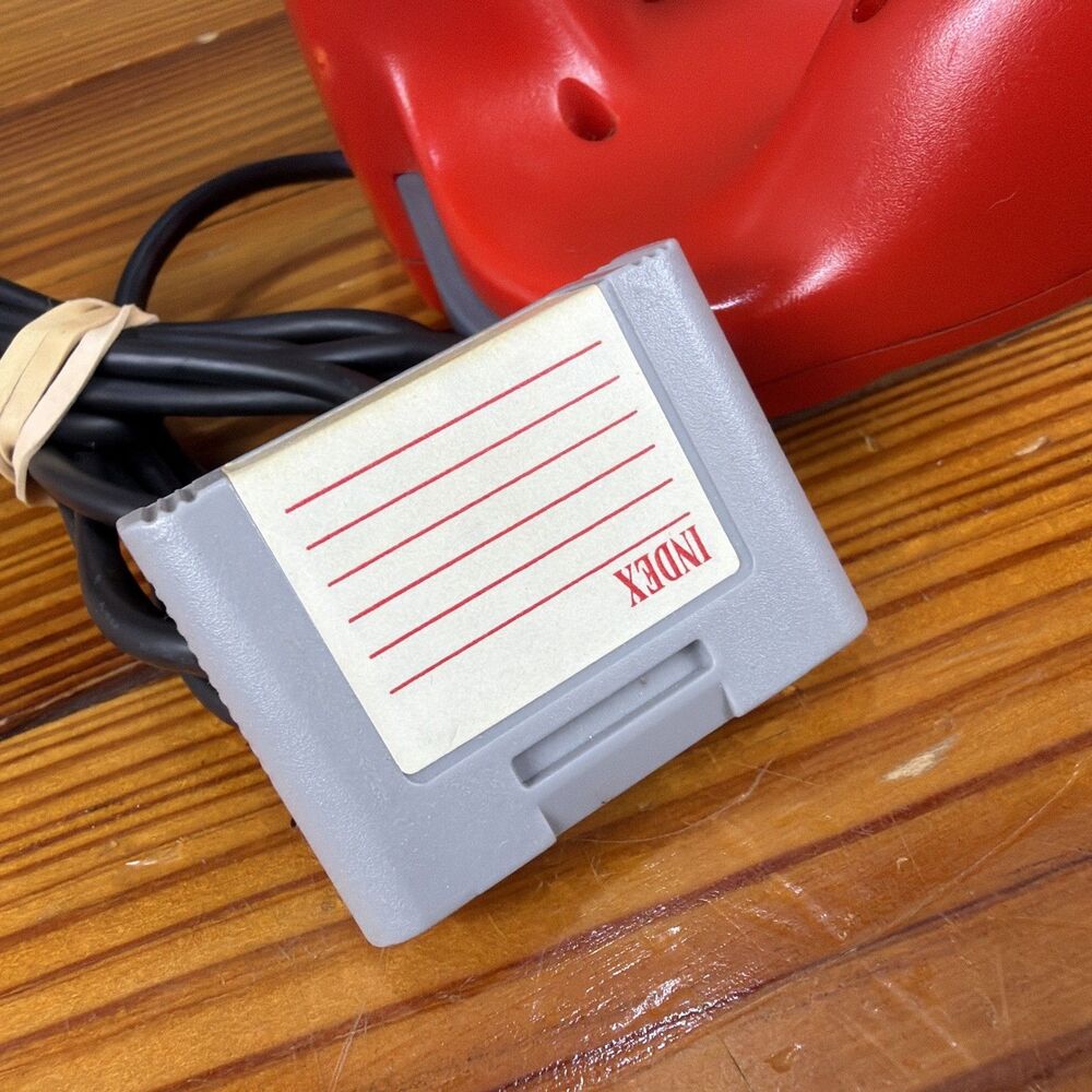 Nintendo 64 OEM Controller (Red) Cleaned | Tested With Memory/Controller Pack - Picture 15 of 16